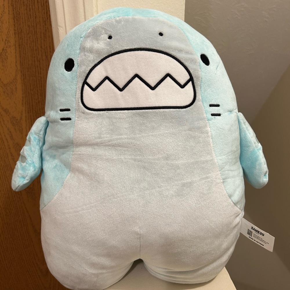 Round One Blue Shark Plush